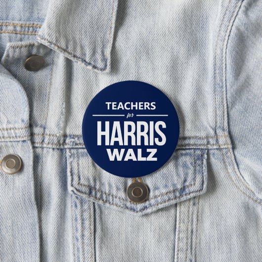 先生for Harris Walz 缶バッジ (インサイチュ)