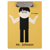 先生Guy 2クリップボおもしろいード クリップボード (正面)