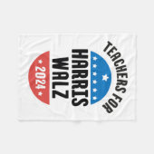 先生Harris Wheimer 2024 フリースブランケット (正面(横))