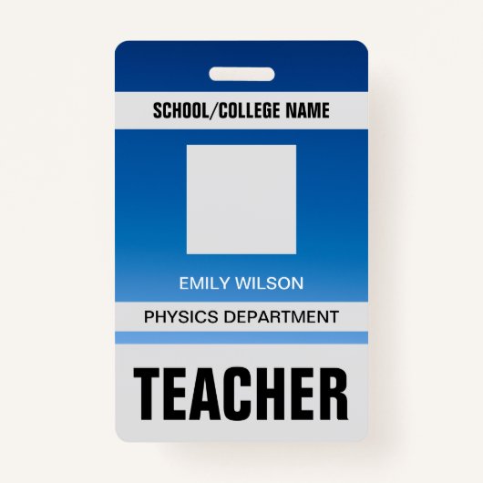 先生IDカードバッジ バッジ (正面)