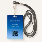 先生IDカードバッジ バッジ (裏面ランヤード)