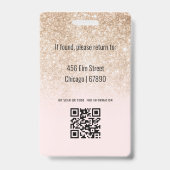 先生IDカードバッジ バッジ (裏面)