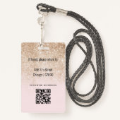 先生IDカードバッジ バッジ (裏面ランヤード)