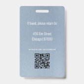 先生IDカードバッジ バッジ (裏面)