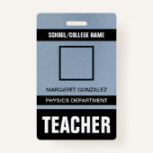 先生IDカードバッジ バッジ (正面)