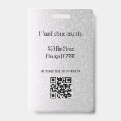 先生IDカードバッジ バッジ (裏面)