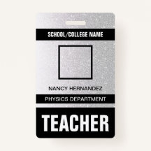 先生IDカードバッジ