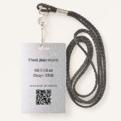 先生IDカードバッジ バッジ (裏面ランヤード)