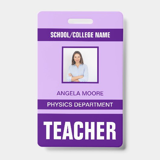 先生IDカードバッジ バッジ (正面)