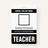 先生IDカードバッジ バッジ (正面)