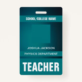 先生IDカードバッジ バッジ (正面)