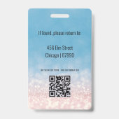 先生IDカードバッジ バッジ (裏面)