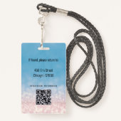 先生IDカードバッジ バッジ (裏面ランヤード)