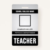 先生IDカードバッジ バッジ (正面)