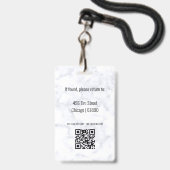 先生IDカードバッジ バッジ (裏面（ネックストラップ付）)