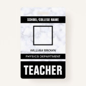 先生IDカードバッジ バッジ (正面)