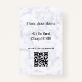 先生IDカードバッジ バッジ (裏面)