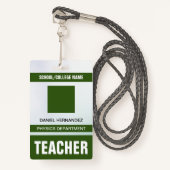 先生IDカードバッジ バッジ (正面ランヤード)