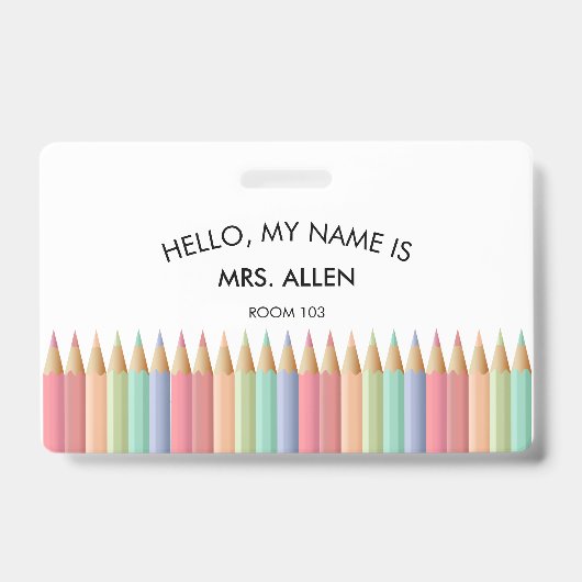 先生IDバッジ バッジ (正面)