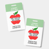 先生ID Apple先生または学生証 バッジ (正面＆裏面)