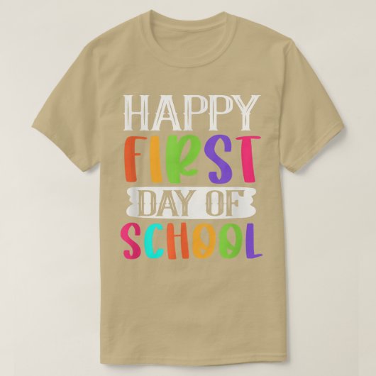 先生LSSPハッピーファースト初日Schに戻る Tシャツ (デザイン正面)