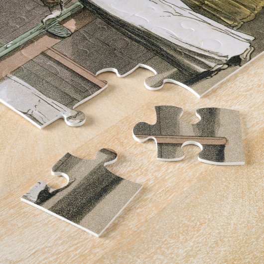 「先生Syntaxの旅行からのビリヤード台、 ジグソーパズル (側面)