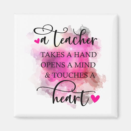 先生Touchはハート磁石を磁石にする マグネット (正面)