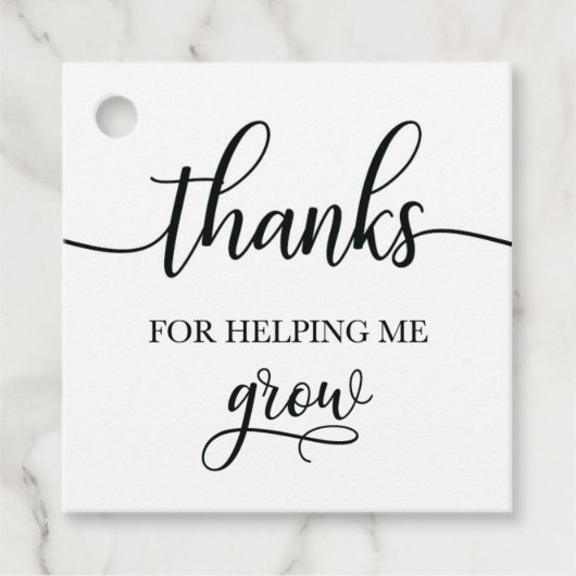 先生Uキュレントギフトラベル、植物ラベル、お気に入り フェイバータグ (正面)