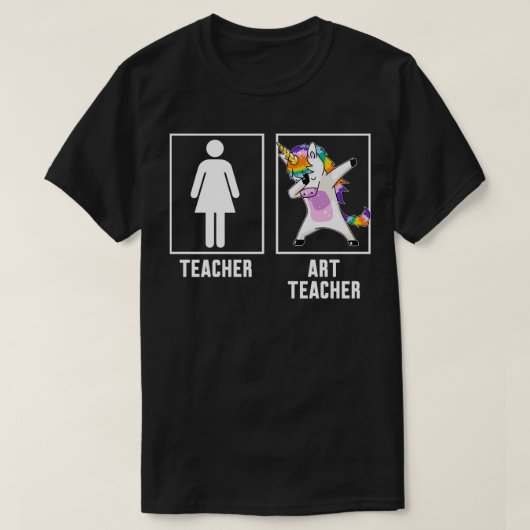 先生vsアート先生 tシャツ (デザイン正面)