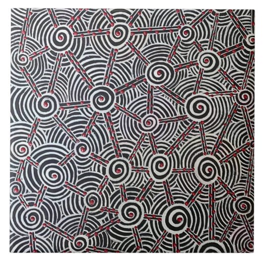 先祖のつながり タイル (正面)