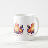 先祖のろうそくに火を付ける コーヒーマグカップ (正面右)