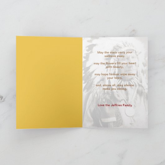 先祖のグリーティングカードを覚える シーズンカード (内部)