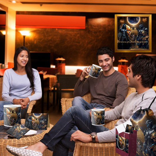 先祖のポスターの尊厳の回復 ジャンボコーヒーマグカップ