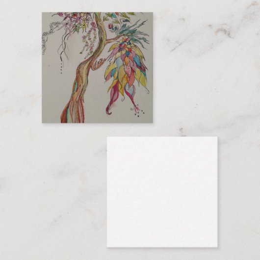 先祖の木を越えて スクエア名刺 (正面/裏面)