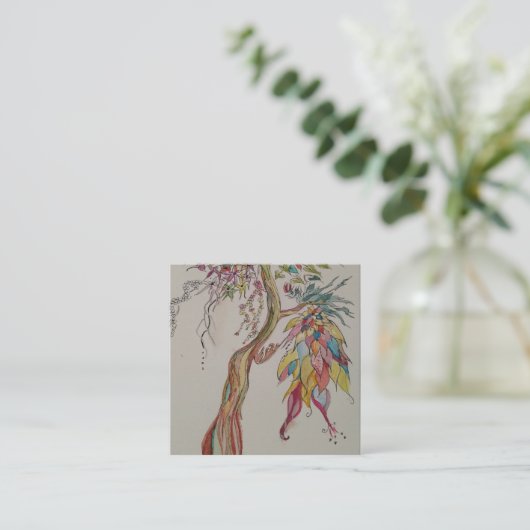 先祖の木を越えて スクエア名刺 (スタンド正面)