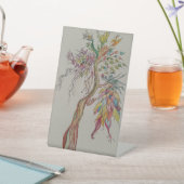 先祖の木を越えて 台座サイン (インサイチュ)