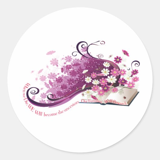 先祖の本 ラウンドシール (正面)