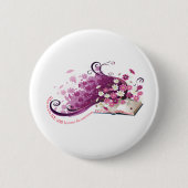 先祖の本 缶バッジ (正面)