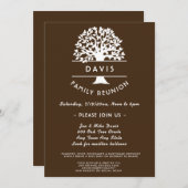 先祖ツリー チョコレート ファミリーリユニオン ご招待 招待状 (正面/裏面)