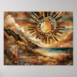 先祖代々のエコー：フィリピーノ・アート・タペストリー ポスター