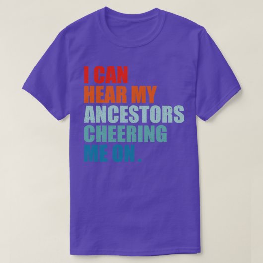 先祖代々の応援を聞く Tシャツ (デザイン正面)