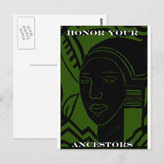 先祖敬 ポストカード (正面/裏面)