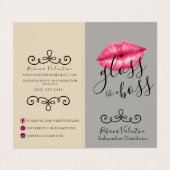 先端およびトリックのLipsenseのディストリビューターの名刺 名刺 (外部フラット)