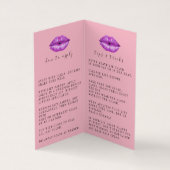 先端およびトリックのLipsenseのディストリビューターの名刺 名刺 (内部)