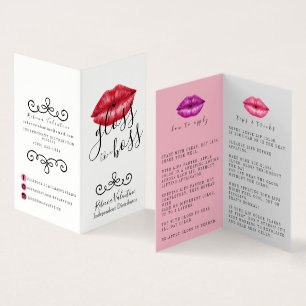 先端およびトリックのLipsenseのディストリビューターの名刺 名刺