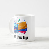 先端だけ コーヒーマグカップ (正面左)