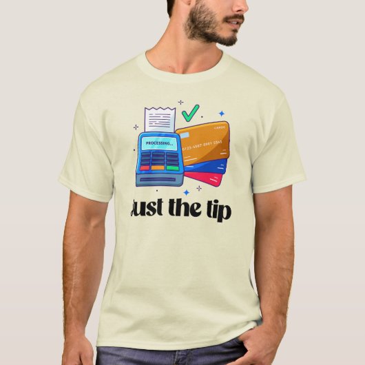 先端だけ Tシャツ (正面)
