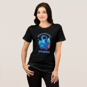 先端巨大症啓発リボン トライブレンドＴシャツ (正面全面)