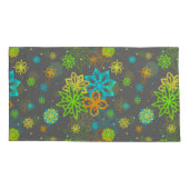 先端感じ花 – エミー模様の枕カバー 枕カバー (裏面)