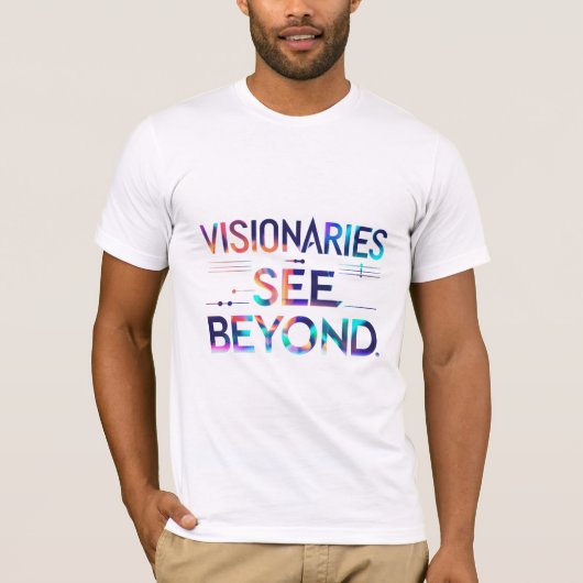 先見の人は先を見る Tシャツ (正面)